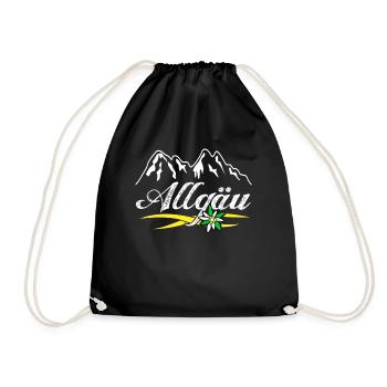 Alpes de l’Allgäu Edelweiss Allgäuer - Sac de sport léger - noir - Devant