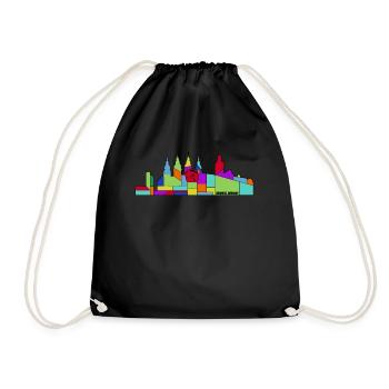 Chemnitz Sachsen Retro Chemnitzer - Sac de sport léger - noir - Devant