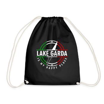 Lac de Garde Lac de Garde Vacances Lago di Garda - Sac de sport léger - noir - Devant