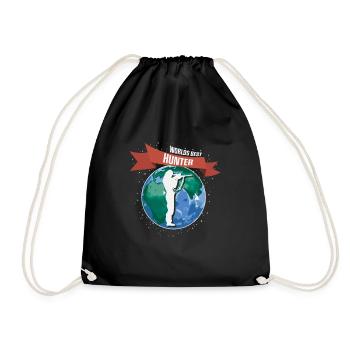 Huntress, Urban & Lifestyle - Drawstring Bag - black - Front