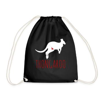 Kangaroo Thoung Kangaroos - Drawstring Bag - black - Front