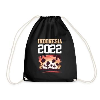 Indonesia 2022 - Turnbeutel - Schwarz - Vorne