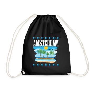 Amsterdam - Sac de sport léger - noir - Devant