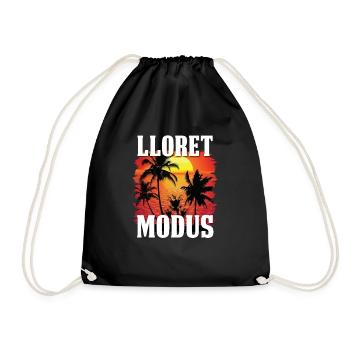 Lloret De Mar Modus - Turnbeutel - Schwarz - Vorne