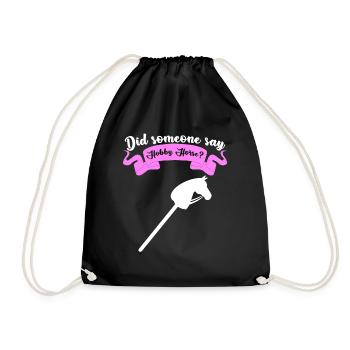 Steckenpferd Hobby Horse Hobbyhorse - Sac de sport léger - noir - Devant