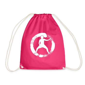 Qigong Qi Gong Karaté Chigong - Sac de sport léger - fuchsia - Devant