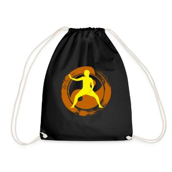 Qigong Karaté Qi Gong Chigong - Sac de sport léger - noir - Devant