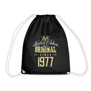 1977 limited edition - Drawstring Bag - black - Front