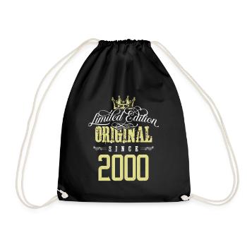 2000 limited edition - Turnbeutel - Schwarz - Vorne