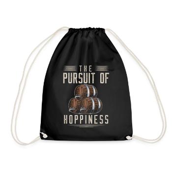 Houblon, Hopp, Bière, Amateurs de bière - Sac de sport léger - noir - Devant