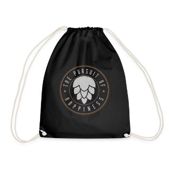 Houblon, Hopp, Bière, Amateurs de bière - Sac de sport léger - noir - Devant