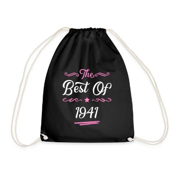 1941 best of - Drawstring Bag - black - Front