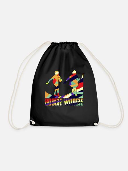 Boogie Woogie Boogie-Woogie Tanzen Swing - Turnbeutel - Schwarz