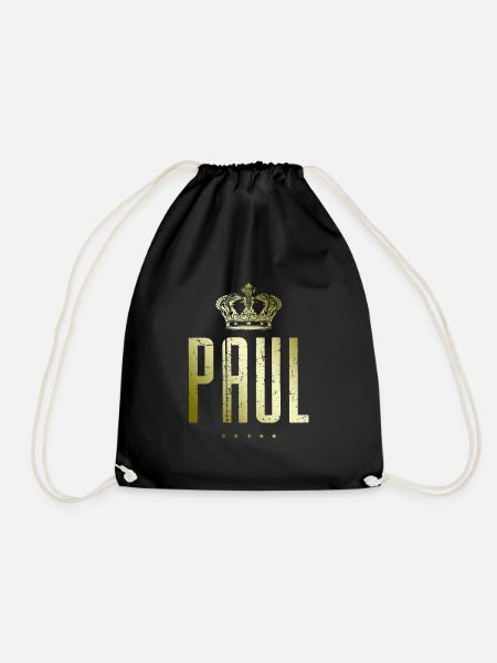 Paul - Turnbeutel - Schwarz