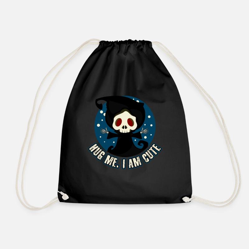 Sensenmann Hug Me Grim Reaper - Turnbeutel - Schwarz