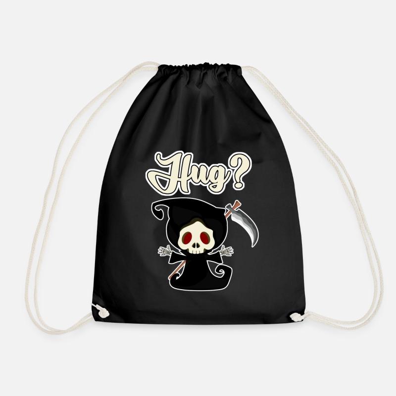 Sensenmann Hug? Grim Reaper - Turnbeutel - Schwarz