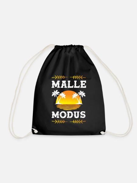 Malle Modus - Turnbeutel - Schwarz