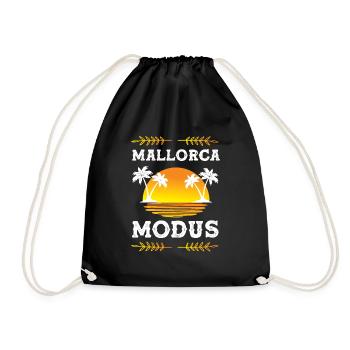 Mallorca Modus - Turnbeutel - Schwarz - Vorne