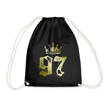 97 Couronne numérique - Sac de sport léger - noir - Devant