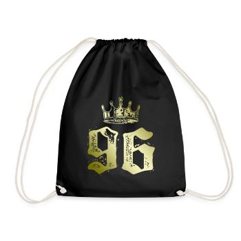 96 Couronne numérique - Sac de sport léger - noir - Devant