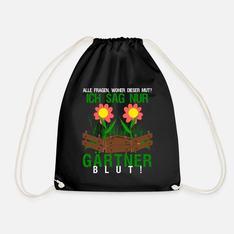 Gärtner Galabau Gartenbau Galabauer - Turnbeutel - Schwarz