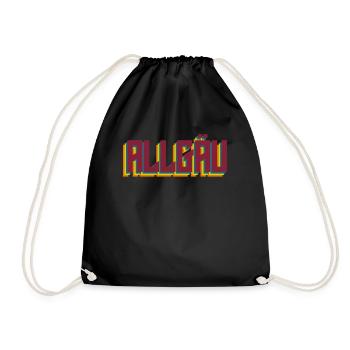 Alpes de l’Allgäu Allgäuerin Allgäuer - Sac de sport léger - noir - Devant