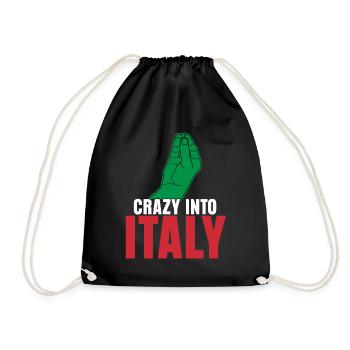 Italie Sardaigne Sicile Corse - Sac de sport léger - noir - Devant
