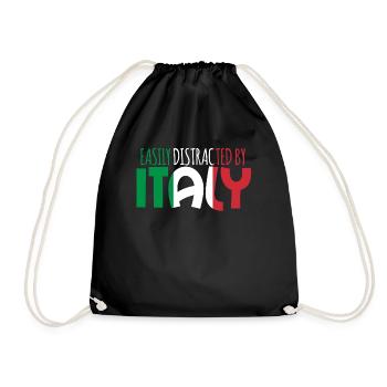 Italie Sardaigne Corse Sicile - Sac de sport léger - noir - Devant