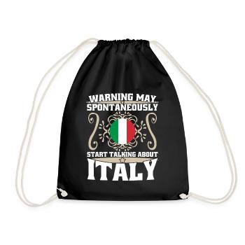 Sardaigne Corse Sicile Italie - Sac de sport léger - noir - Devant