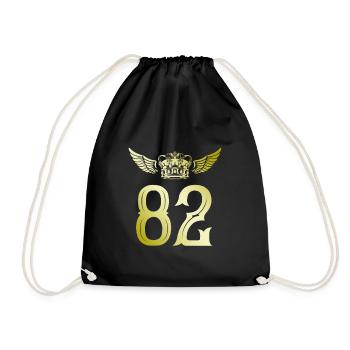 82 Couronne numérique - Sac de sport léger - noir - Devant