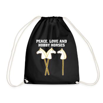 Hobby Horse Rider Horse Hobbyhorse - Sac de sport léger - noir - Devant