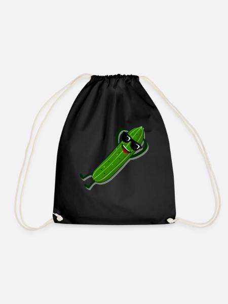 Gurke Sonnenbrille Gurken - Turnbeutel - Schwarz