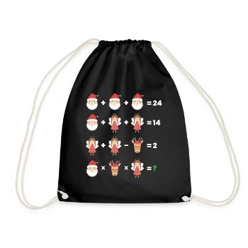 Équation du professeur de mathématiques - Sac de sport léger - noir - Devant
