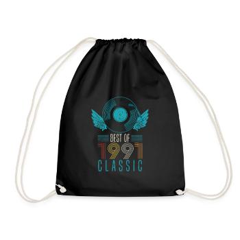 Best of 1991 Classic 31st Birthday Record - Sac de sport léger - noir - Devant