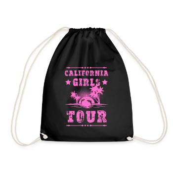 California Girls Tour - Drawstring Bag - black - Front