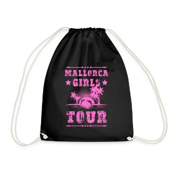 Visite des filles de Majorque - Sac de sport léger - noir - Devant