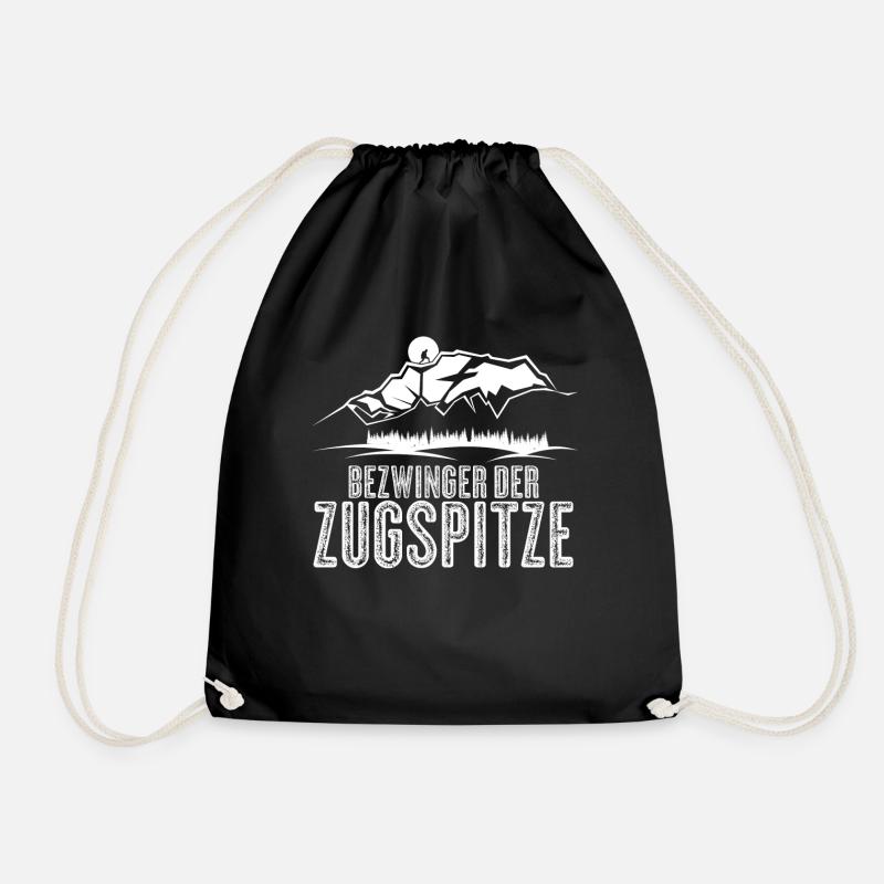 Bezwinger der Zugspitze - Turnbeutel - Schwarz