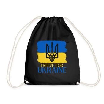 Ukraine Drapeau ukrainien Ukrainiens - Sac de sport léger - noir - Devant