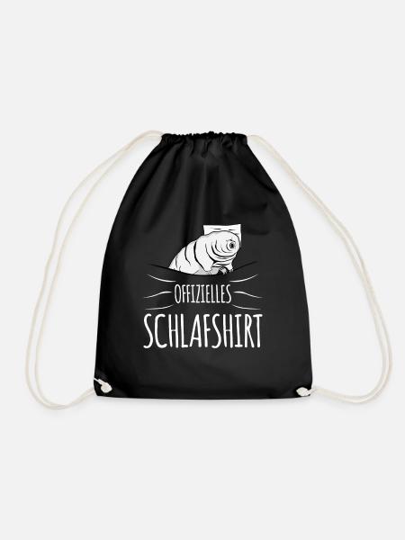 Tardigrade Schlafshirt Tardigrades - Turnbeutel - Schwarz