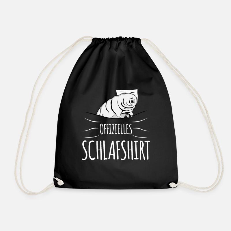 Tardigrade Schlafshirt Tardigrades - Turnbeutel - Schwarz