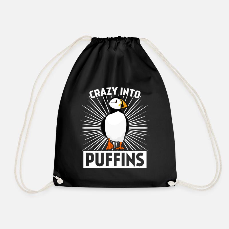 Puffin Papageientaucher Puffins - Turnbeutel - Schwarz
