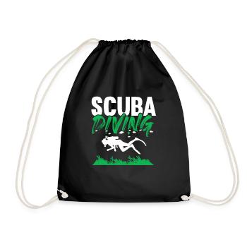 plongée sous-marine - Sac de sport léger - noir - Devant