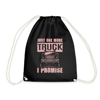 slogan du camion - Sac de sport léger - noir - Devant