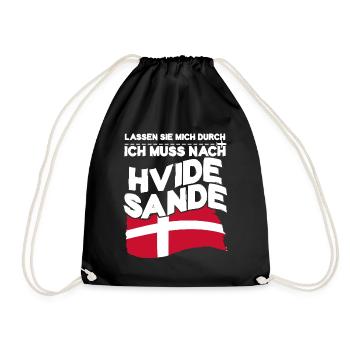Hvide Sande Ringkøbing Fjord - Turnbeutel - Schwarz - Vorne