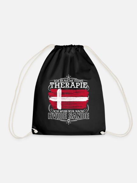 Hvide Sande Holmsland Klit - Turnbeutel - Schwarz
