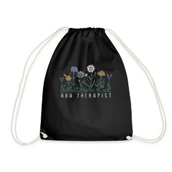 Thérapeute floral - Sac de sport léger - noir - Devant