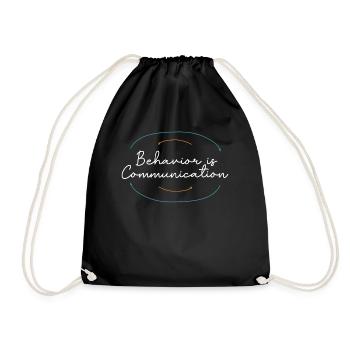 Collecting Data - Behavioral Analyst Therapists - Drawstring Bag - black - Front