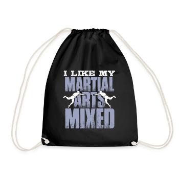 martial arts mixed mma - Turnbeutel - Schwarz - Vorne