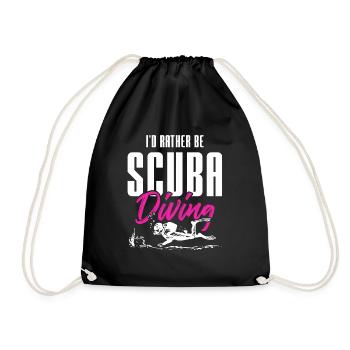plongée sous-marine - Sac de sport léger - noir - Devant