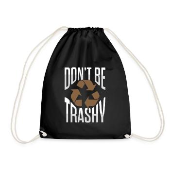 protection de l’environnement planète - Sac de sport léger - noir - Devant